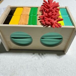 New Lovevery Wooden Sensory Toy with Colorful Textures Montessori